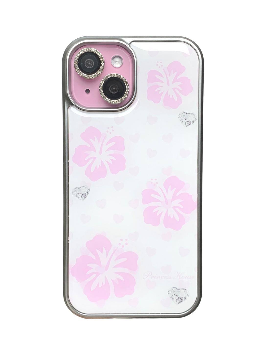 Aloha gal phone case - silver epoxy