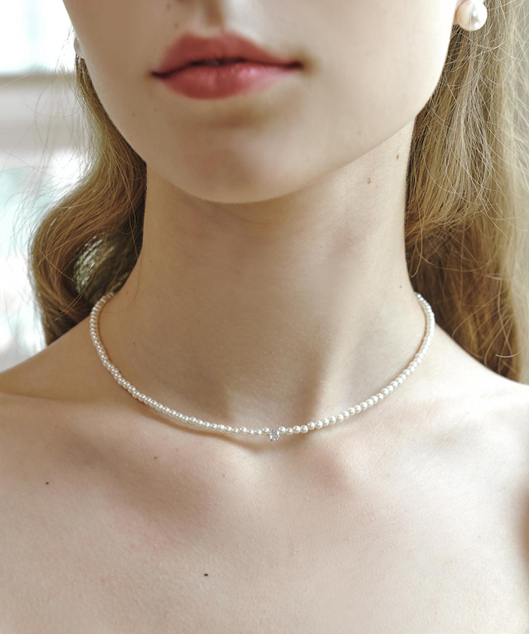 [셀럽 착용] dorothy pearl necklace