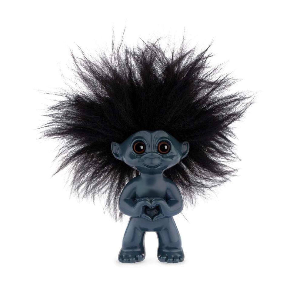 굿럭트롤 클래식 하트 다크블루/블랙헤어(9cm)