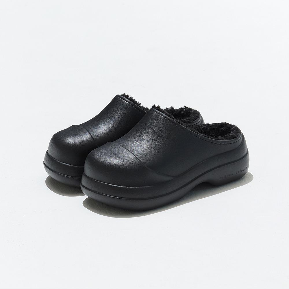 Wednesday Evening Winter Clog - Midnight Black