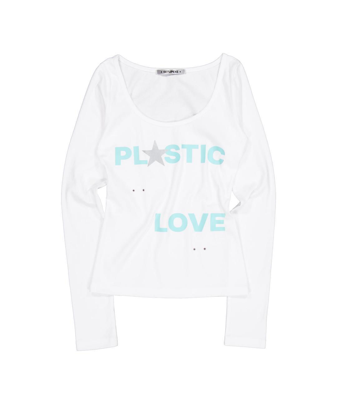 LOVE U-NECK TOP / WHITE