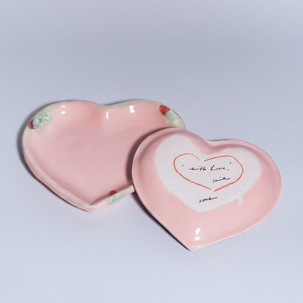 " with love, " plate (2 sizes) (12/16-19 순차발송)