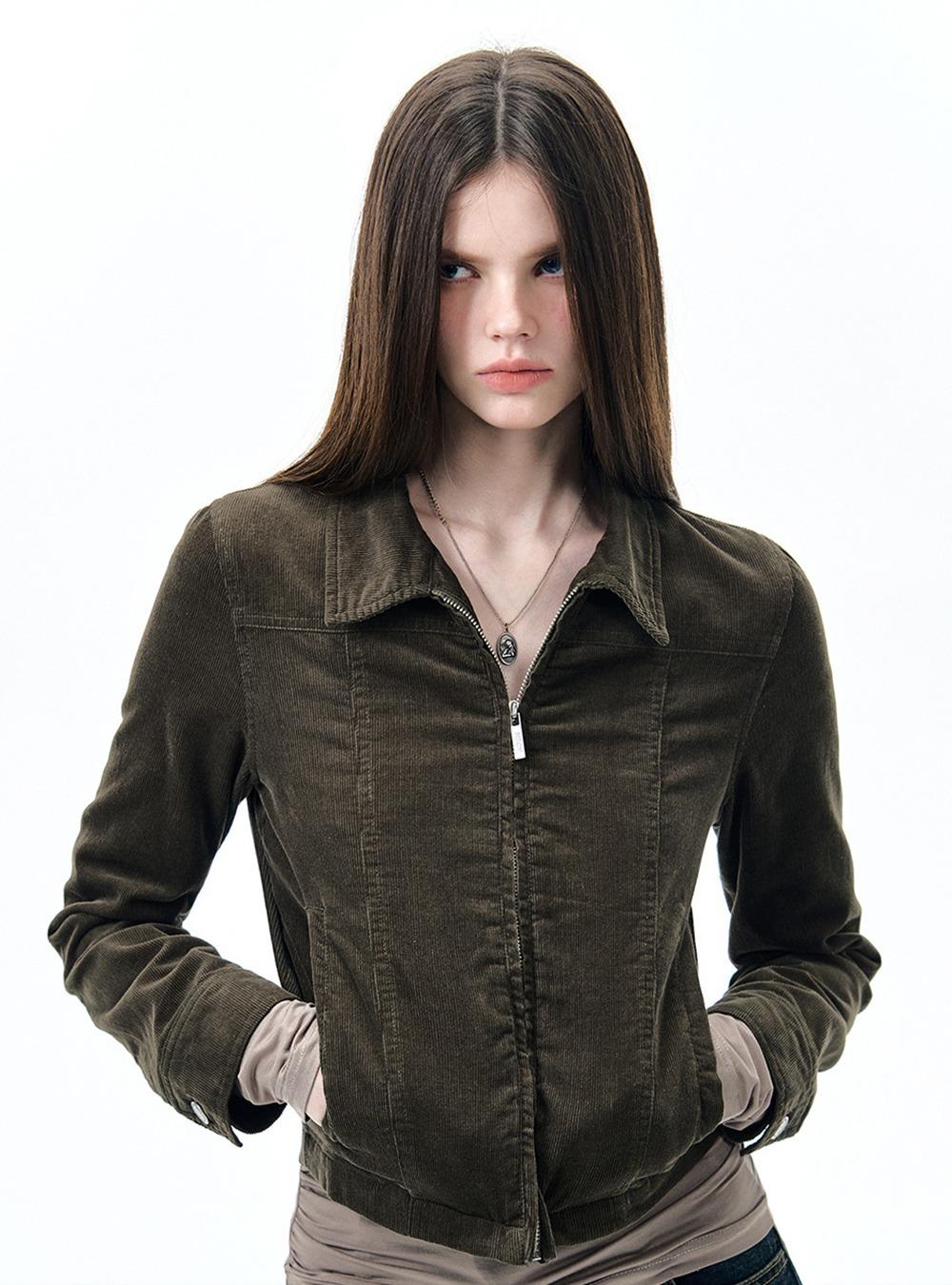 Corduroy Zip Jacket & Shorts