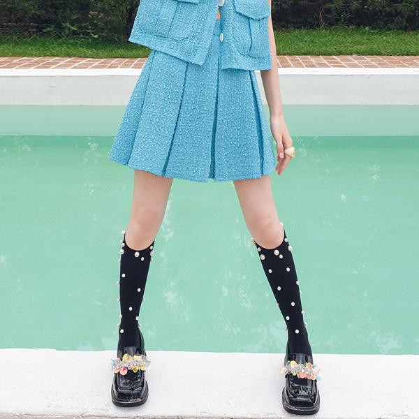 [당일출고]쉘가스튜디오 클래식 플리츠 스커트 1316