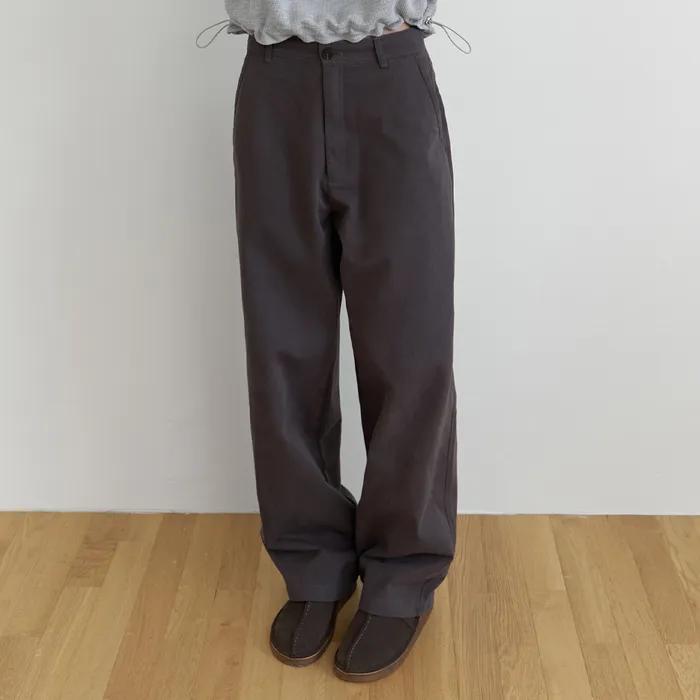 Pod cotton pants (charcoal)