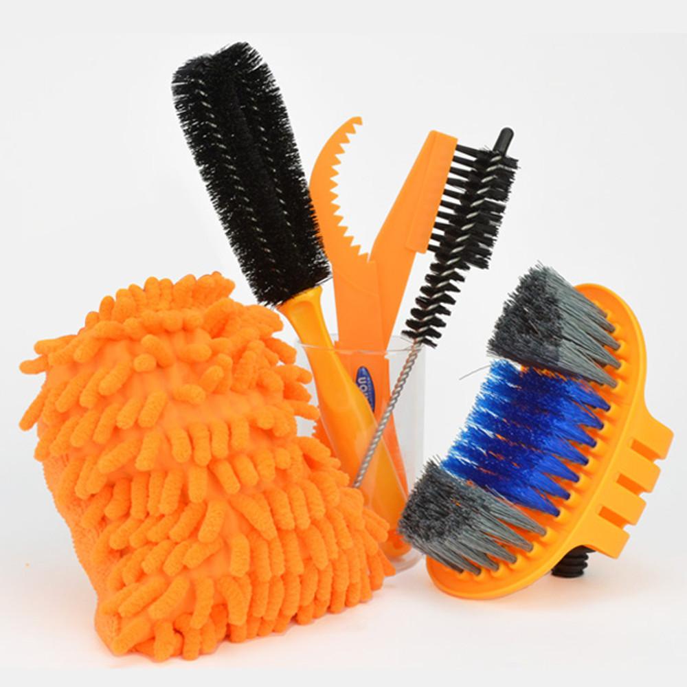 자전거 청소 세차용품 6종 브러쉬 키트