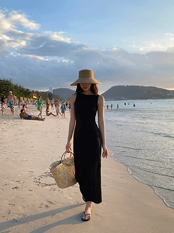 루이 백리스 나시 롱 원피스