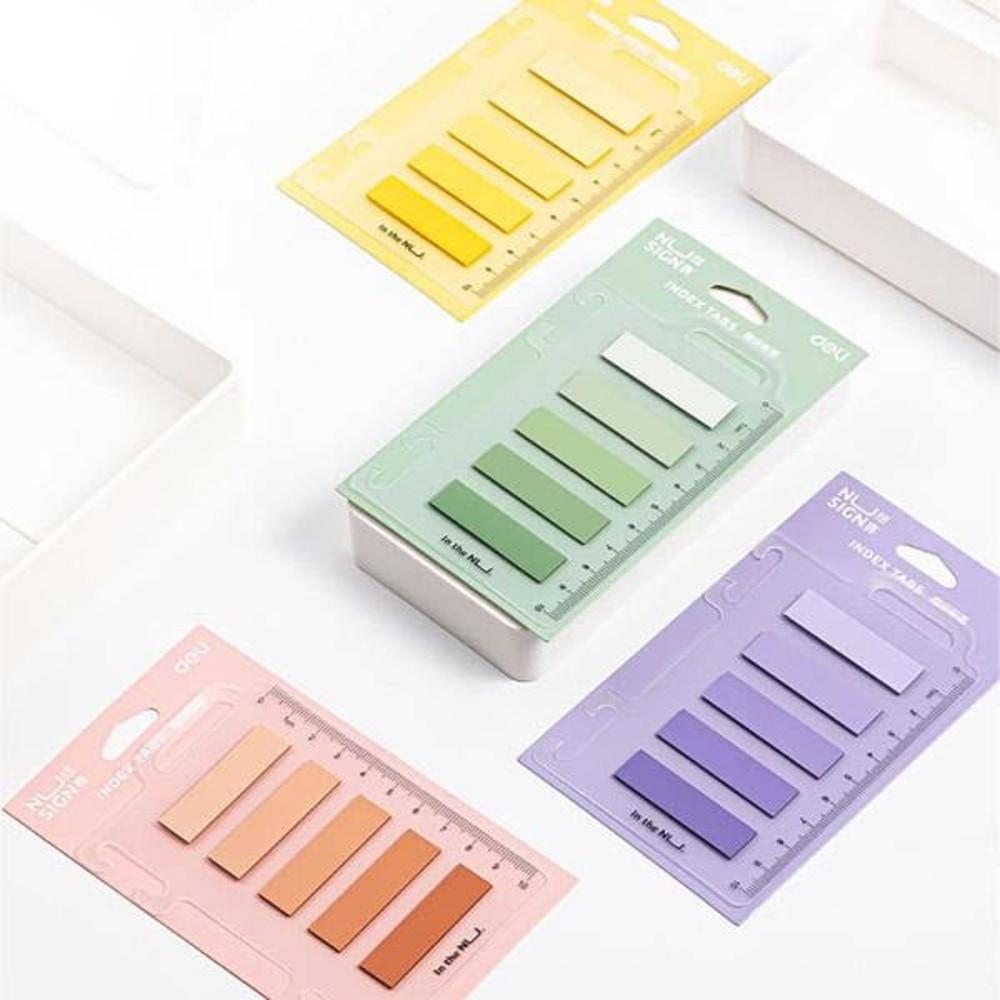 델리 누사인 플래그 스티커 인덱스 점착 북마커 NS356