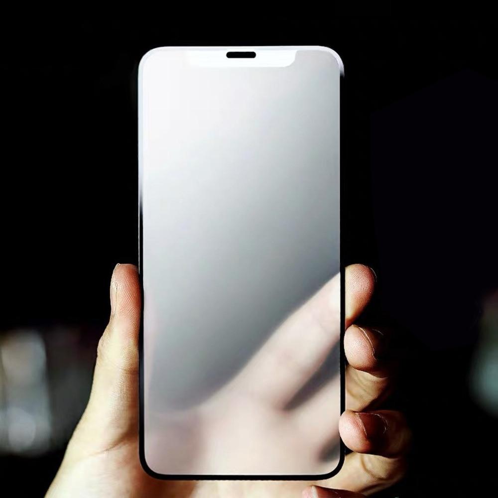 아이폰 지문방지 매트 풀커버 강화유리 액정보호필름 14 13 휴대폰 케이스 나디아마트