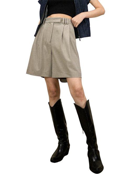 소프트 벨트 포인트 버뮤다 팬츠