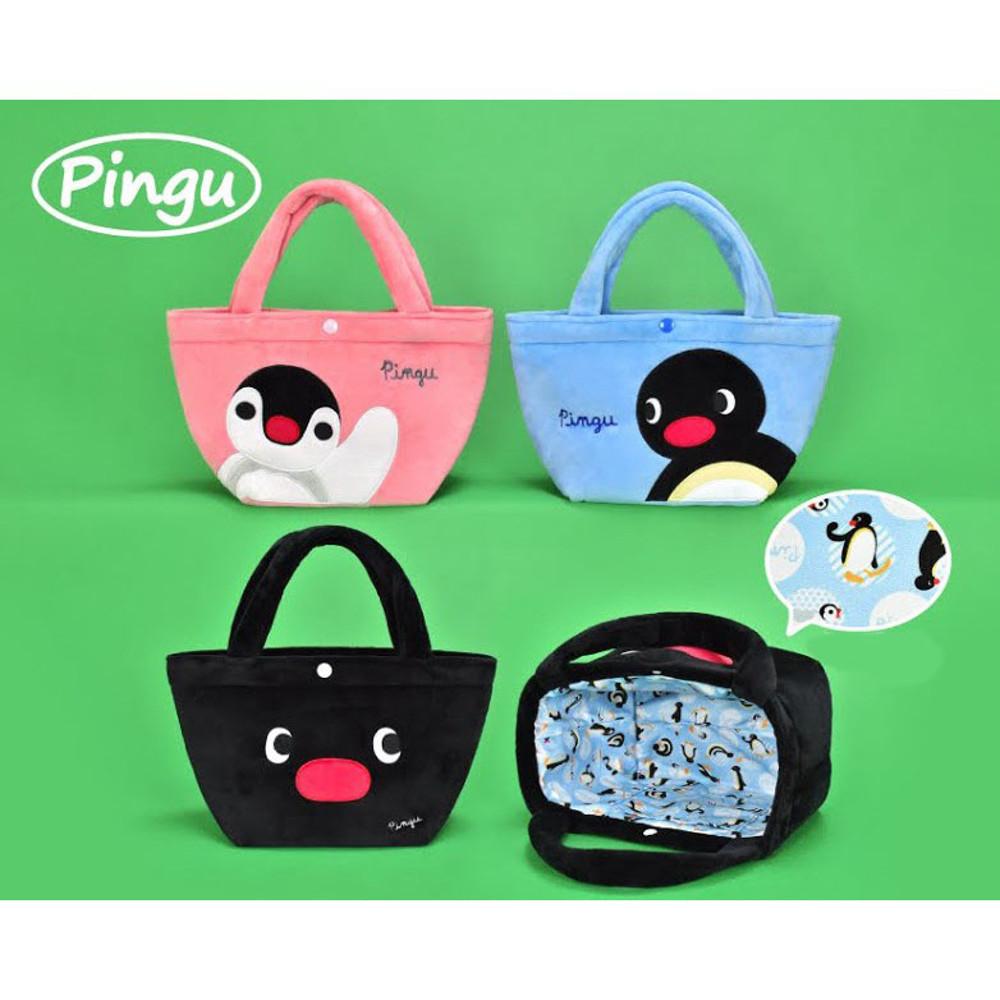 핑구 핑가 오리지날 캐릭터 토트백 미니 가방 귀여운펭귄