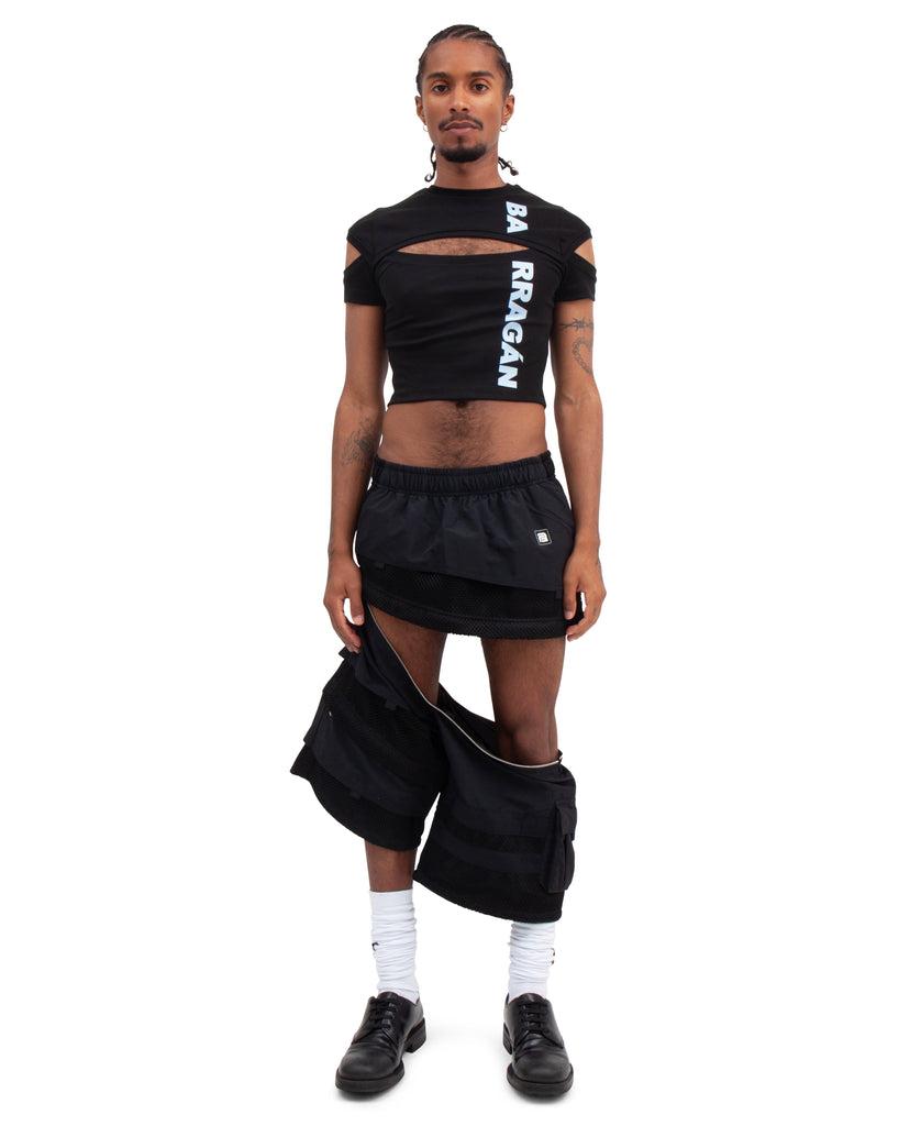 UNZIPPABLE MINI SKIRT SHORTS