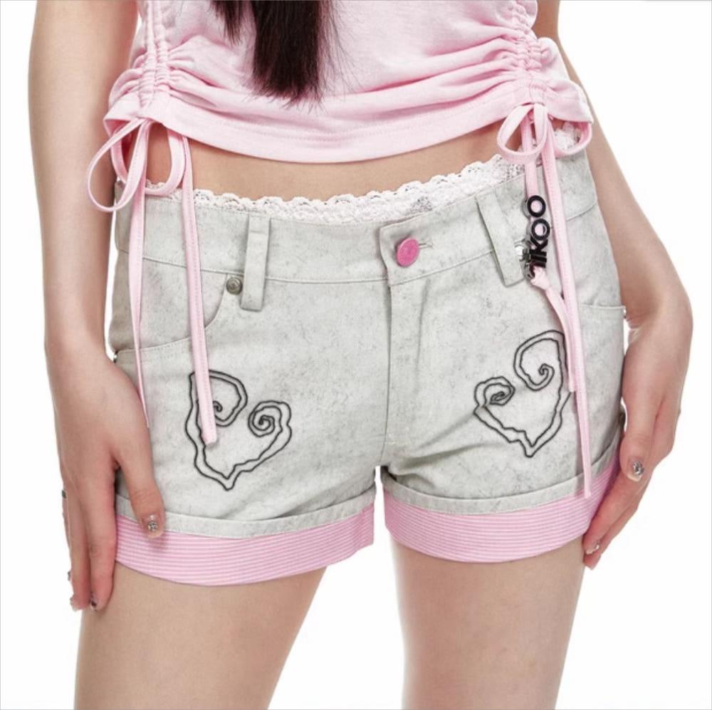 JIKOO 러브 롤링 핫 팬츠