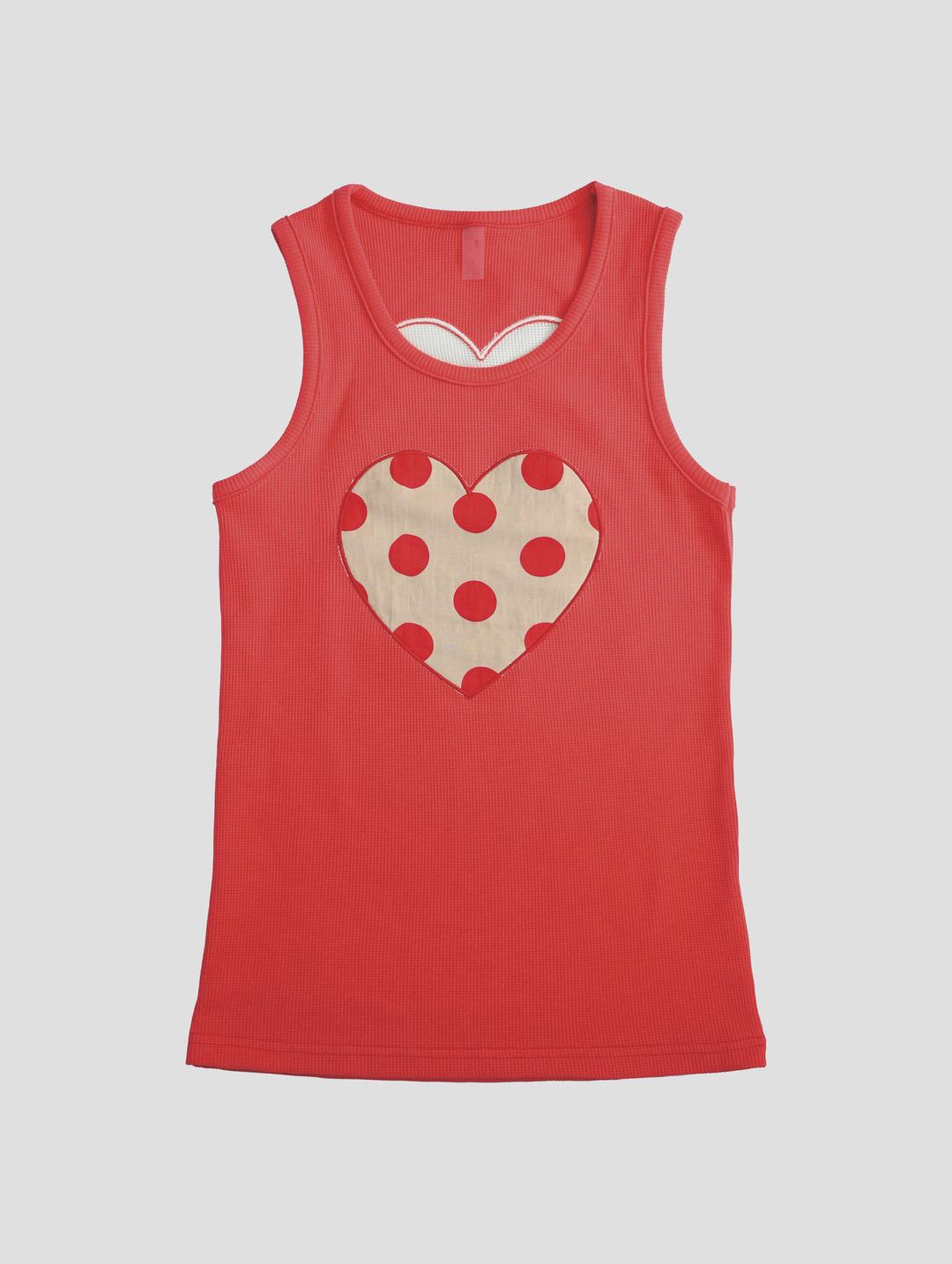 LOVER SLEEVELESS RED