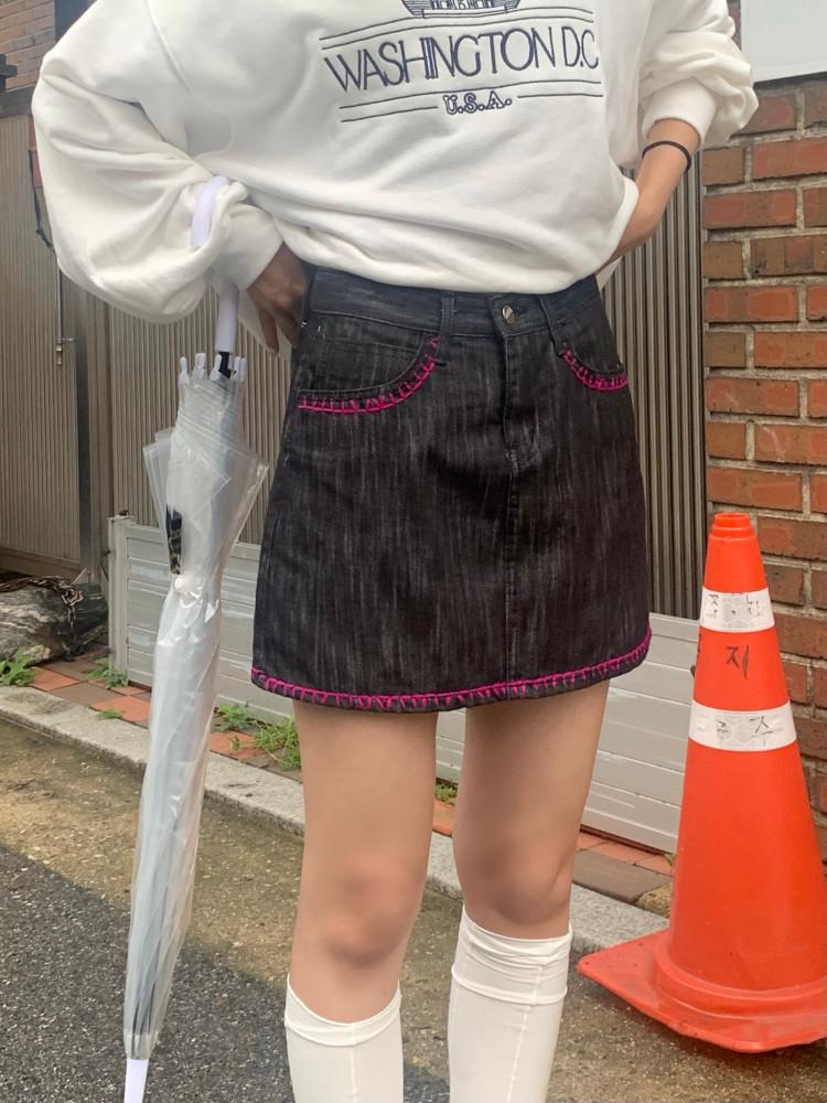 grape line denim sk