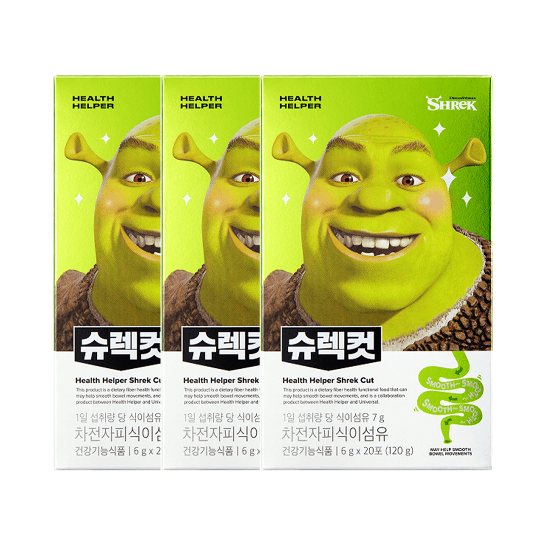 [헬스헬퍼] 슈렉컷 3박스 차전자피/식이섬유