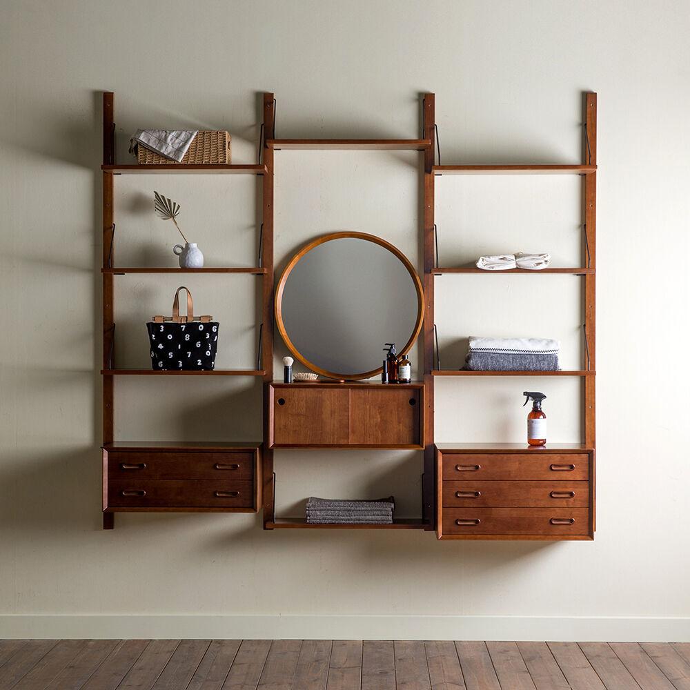 [장미맨숀] 모듈러 월시스템 벽선반 1750 ( NO.3-1 )