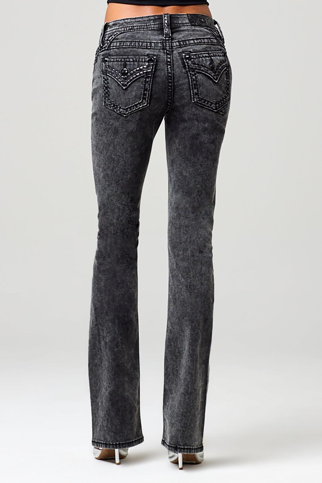 Zandra Stitched Bootcut Jeans