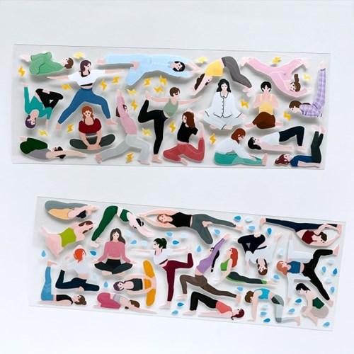 몸짓_요가 씰스티커