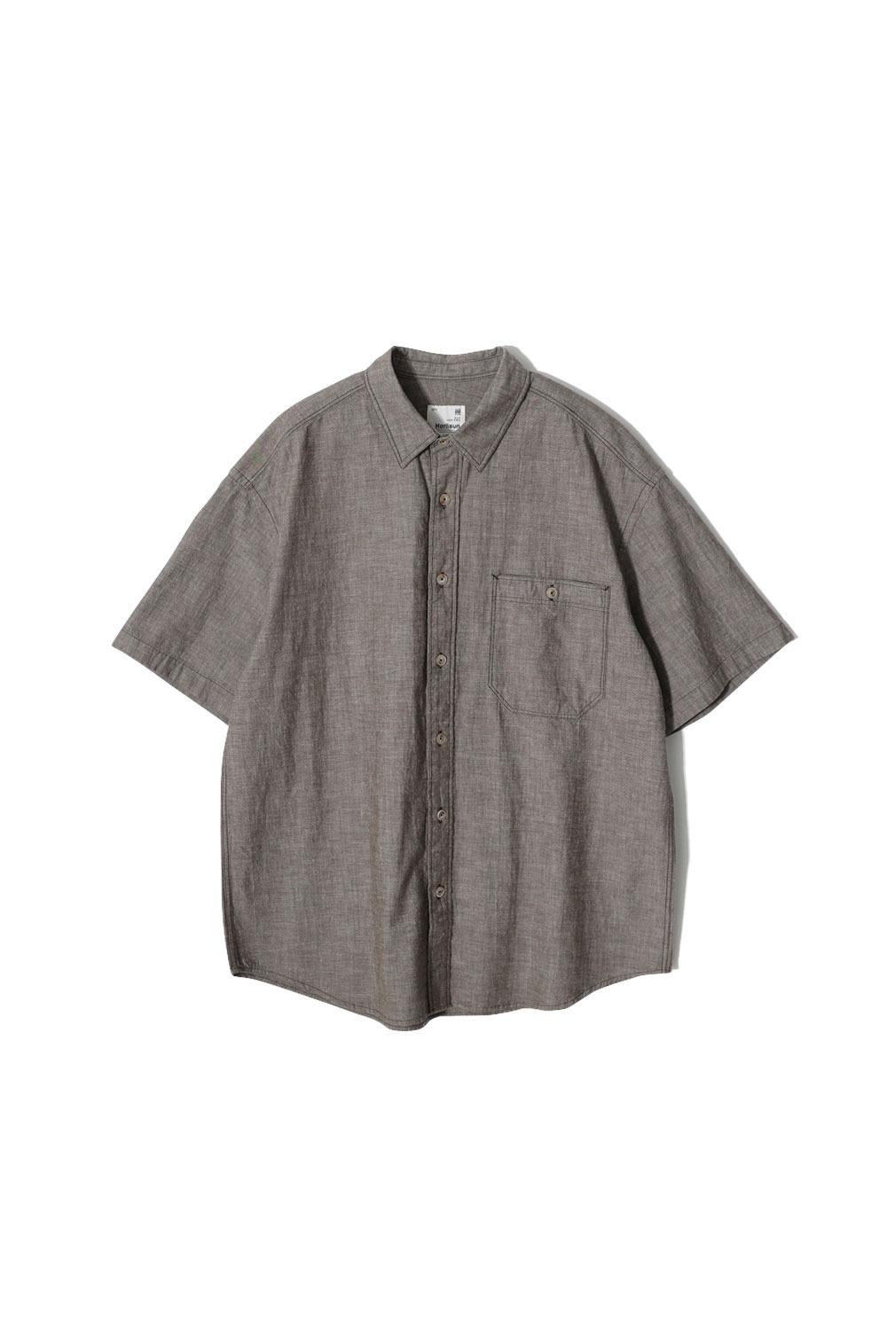 Poole selvedge Dungaree Shirt Spain Olive