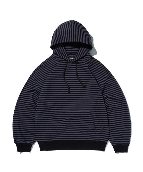 스웨이드(SUADE)  STRIPE HOODIE [BLACK] - 사이즈 & 후기 | 무신사