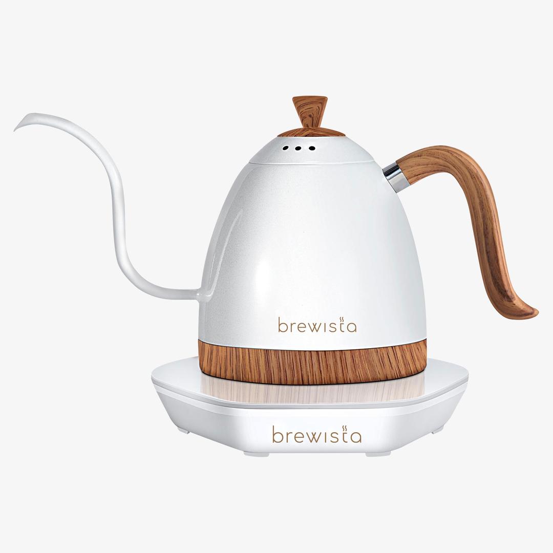 브뤼스타 아티산 전기드립포트 모던화이트 600ml