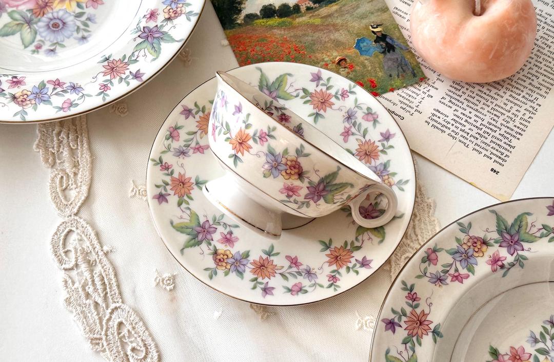 [vintage] HAVILAND cup & saucer set 442