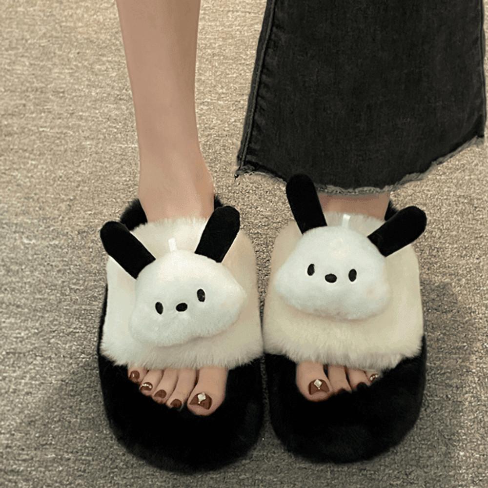 5color 러블리 포차코 퍼 슬리퍼