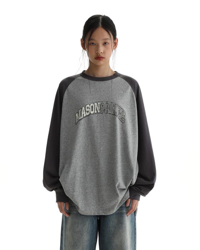 MASONPRINCE 아치로고 래글런 롱슬리브 (4 컬러)