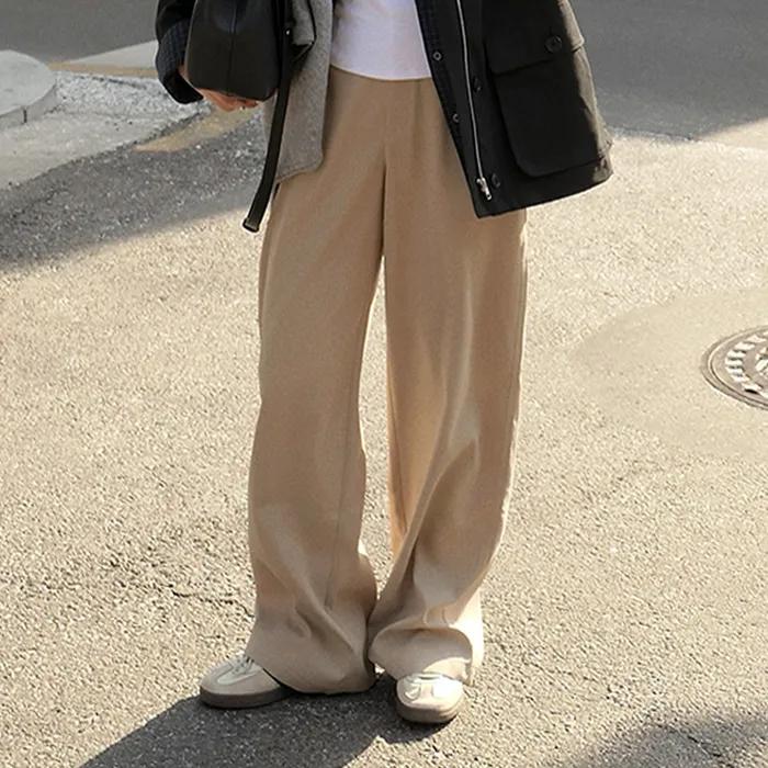 [오제 PICK] 에센셜 스트레이트 팬츠 베이지 [MDPT051BEIGE]