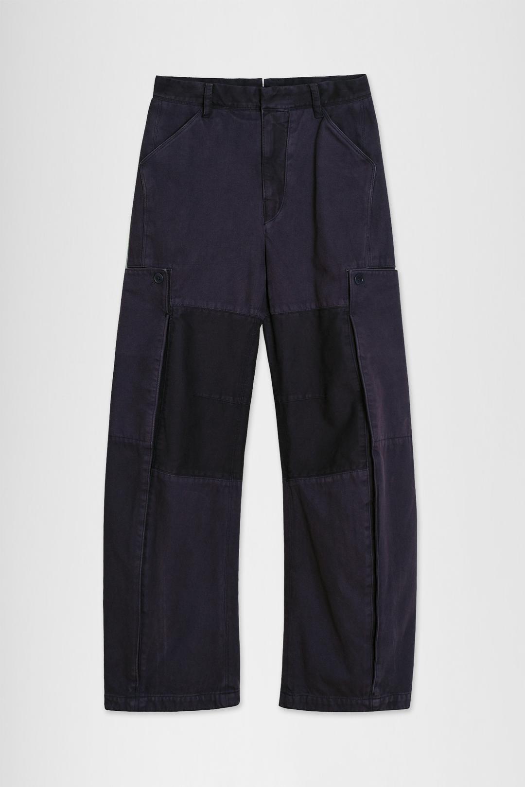 GLENN SIDE POCKET GARMENT DYED PANTSPURPLE