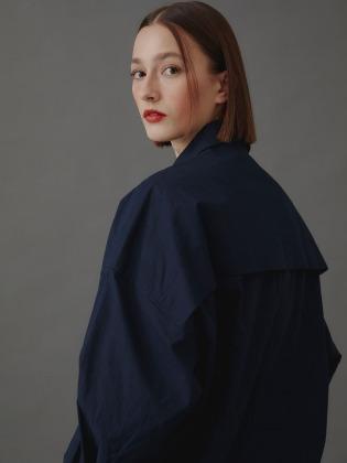 Dennis Over-Fit Shirt_Navy