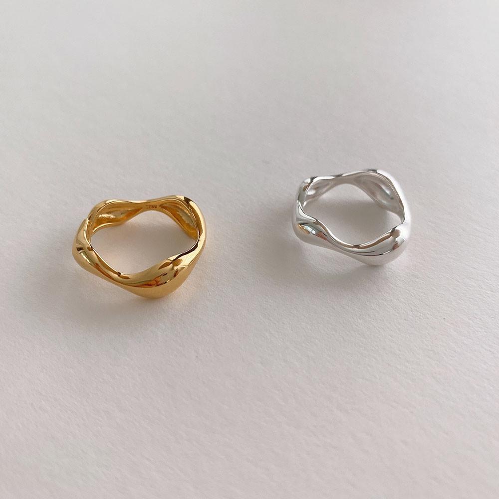 실버925 볼드 포인트 오픈 프리반지