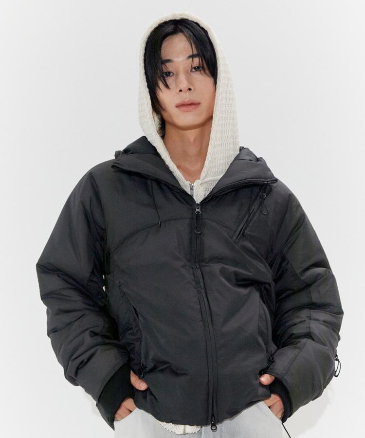 [PARAKEET] Reversible Thinsulate Padded Jumper (Black) (10월 21일 예약배송)