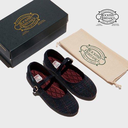 [락피쉬헤리턴스] 벨라 메리제인 (해리스트위드) - NAVY