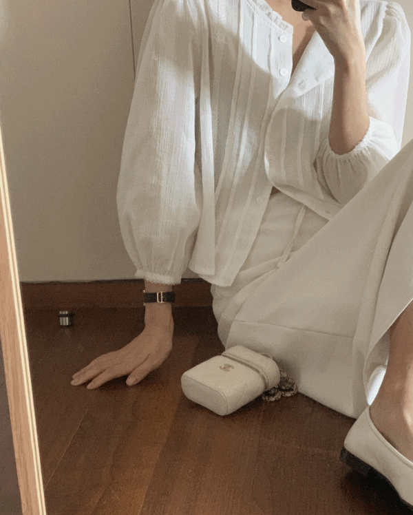 로지 레이스 블라우스