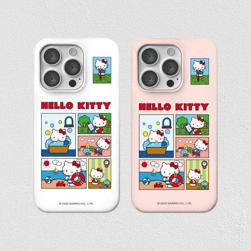 헬로키티 카툰 슬림핏 폰케이스 무광 귀여운 아이폰17 갤럭시S25