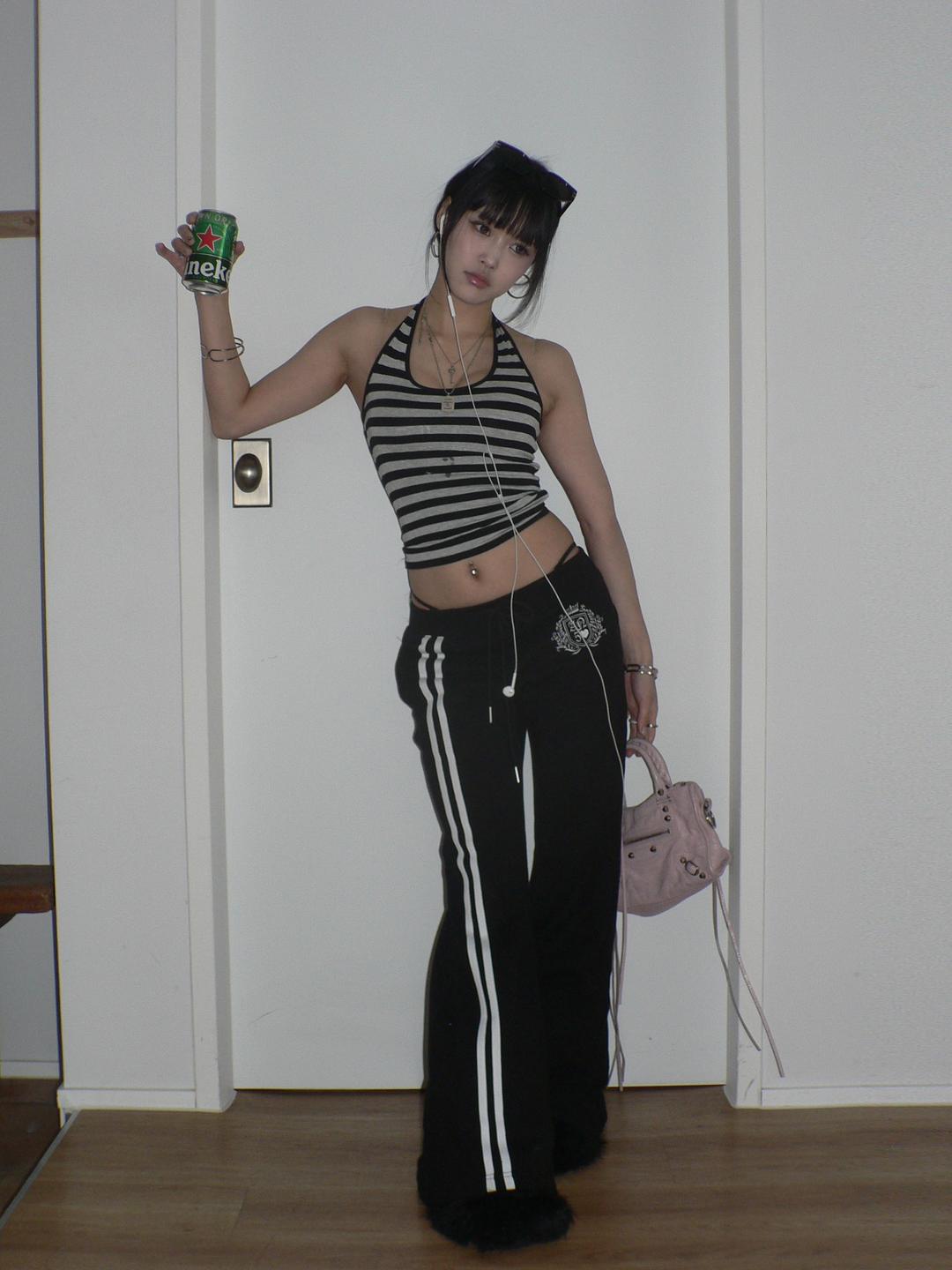 Angelic sweat pants Black
