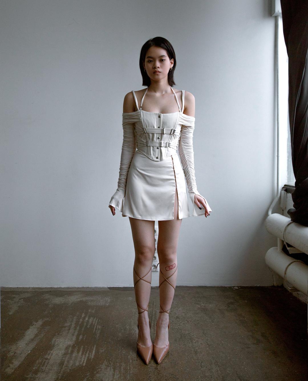 FAN LACED CORSET - 36