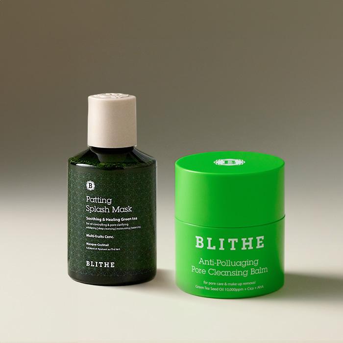 모공&트러블진정케어 세수팩 그린 150ml + 쓱싹밤