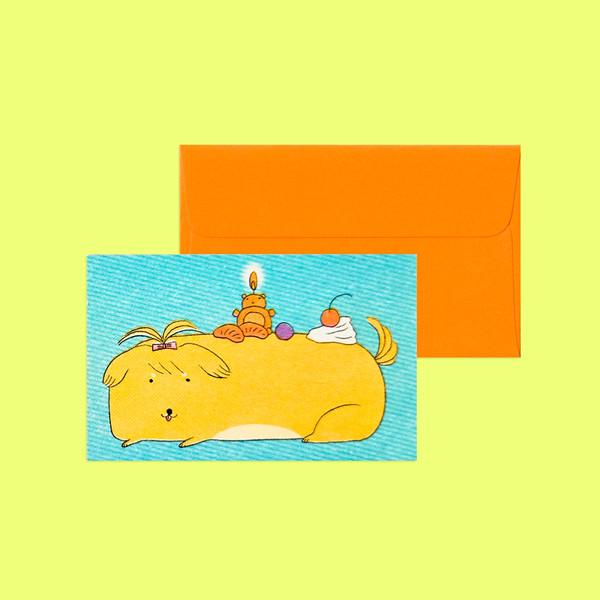Fruit pound cake ! card set (riso print)