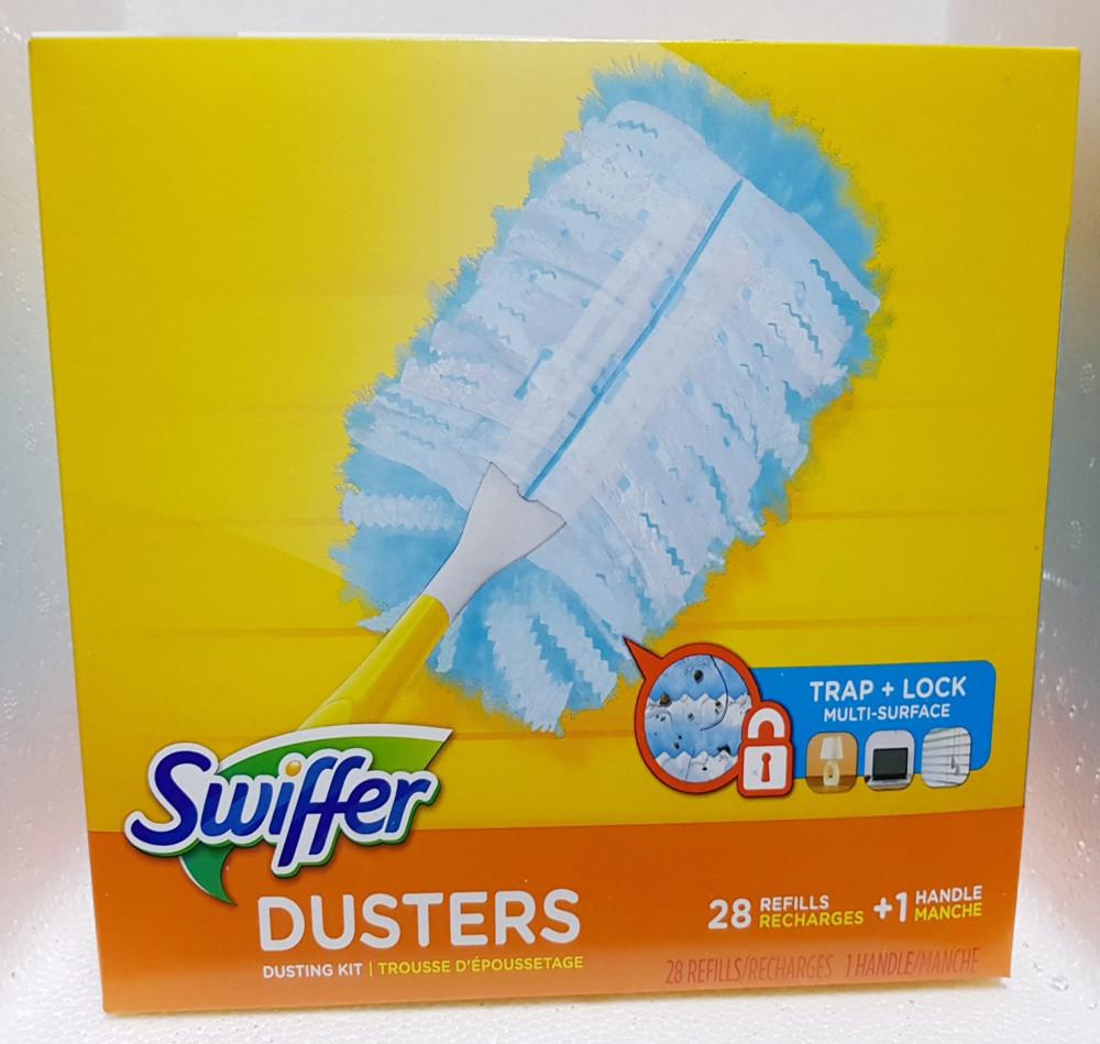 스위퍼 더스트 먼지떨이 일회용 청소포 28개입 + 핸들 1개입 코스트코