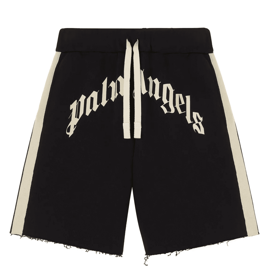 Curved Logo Track Sweatshorts
