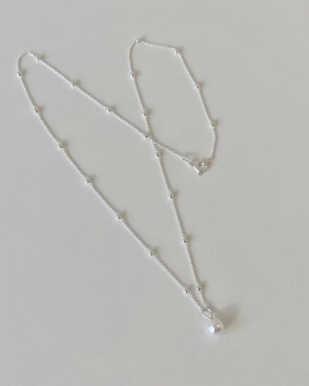 S925) Pearl necklace