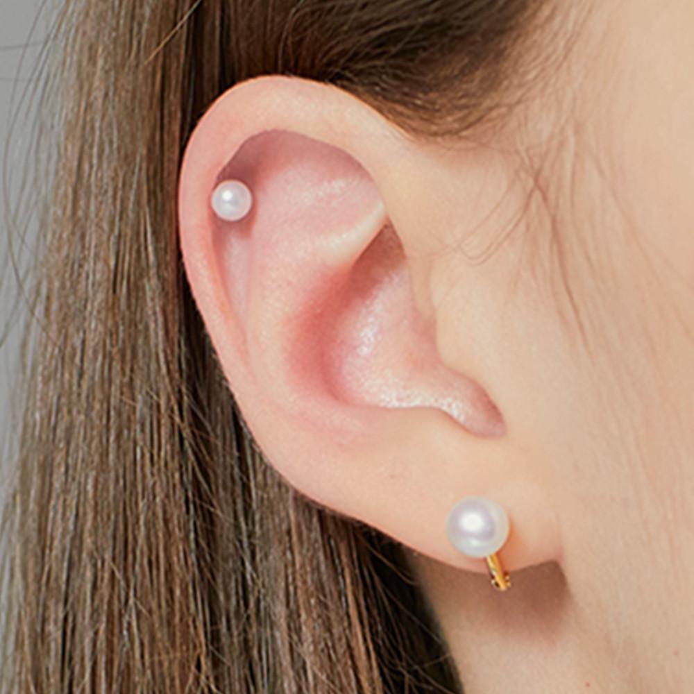 골드앤디어 14k 베이직 진주 피어싱
