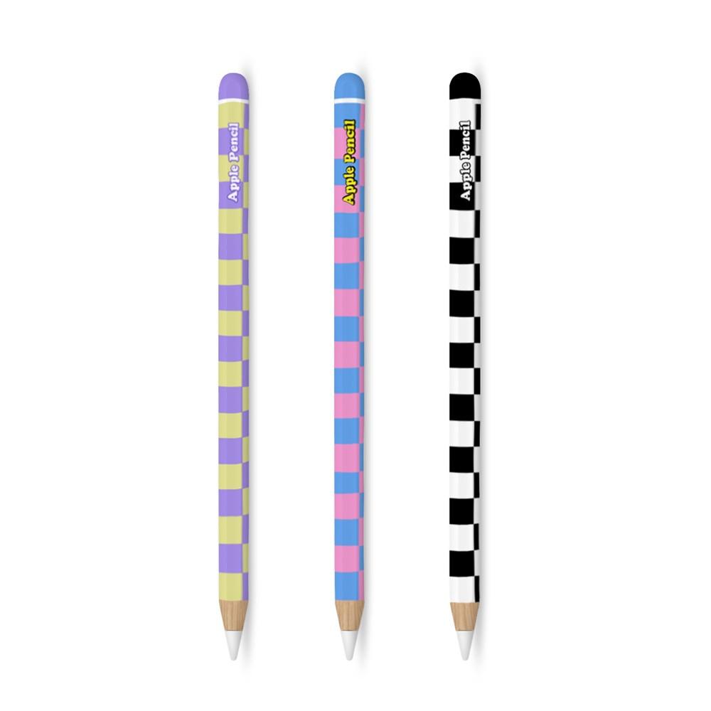 오드밤 1+1 체커보드 애플펜슬 2세대 보호 스킨 필름 스티커