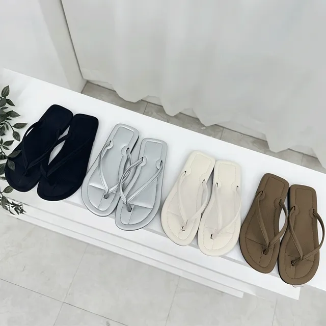 [~260size] 틴틴 심플 쪼리 여름 슬리퍼 (4color)