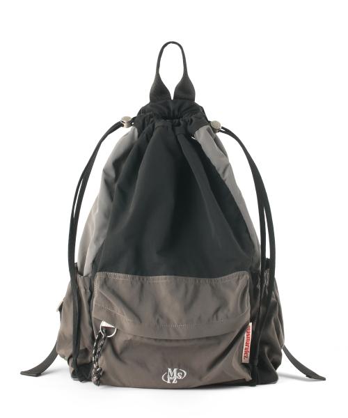 Mixed Easy Draw Backpack _ Charcoal
