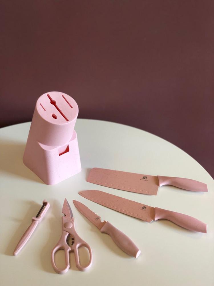 슈나츠 6종 세라믹코팅칼 칼세트 주방칼 이유식칼 삼색칼