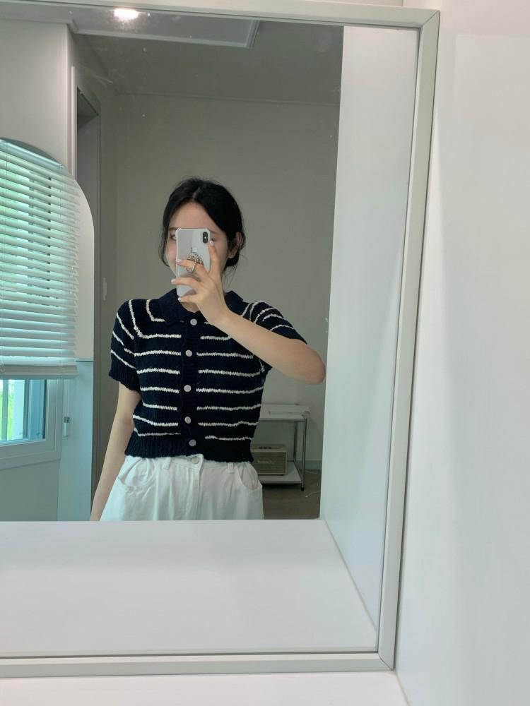 카라 썸머 가디건